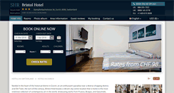 Desktop Screenshot of bristolhotel-zurich.com